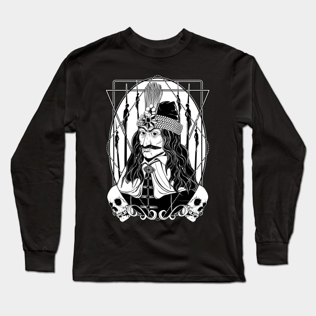 Vlad the Impaler Long Sleeve T-Shirt by Von Kowen